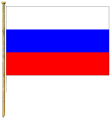  Multicolor image of the National Flag of the Russian Federation 