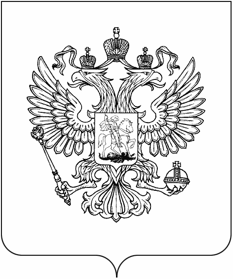 One-color of the National Emblem of the Russian Federation